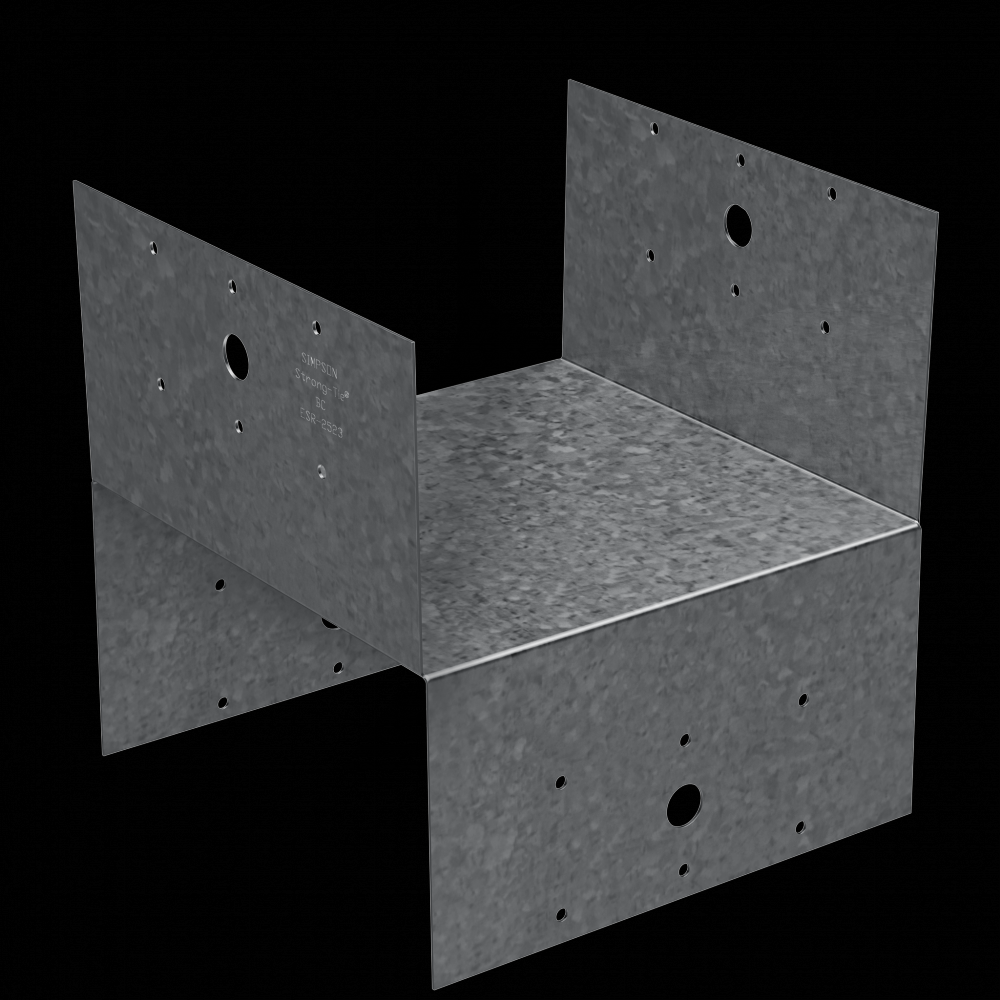 BC Galvanized Post Cap for 8x