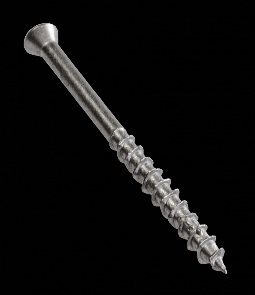 Deck-Drive™ DWP WOOD SS Screw - #7 x 2-1/4 in. T15, Trim Head, Type 316 (85-Qty)