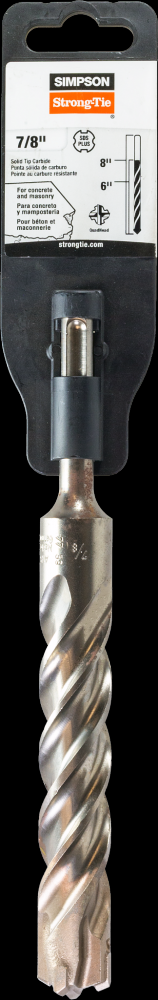 7/8 in. x 8 in. SDS-plus® Quad-Head Shank Drill Bit