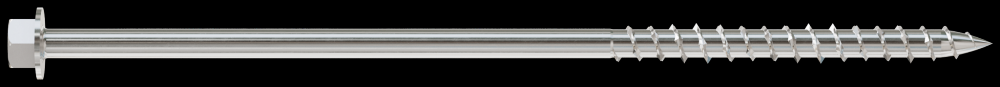 Strong-Drive® SDWH™ TIMBER-HEX SS Screw - 0.185 in. x 6 in. 5/16 Hex, Type 316 (100-Qty)