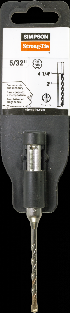 5/32 in. x 4-1/4 in. SDS-plus® Shank Drill Bit