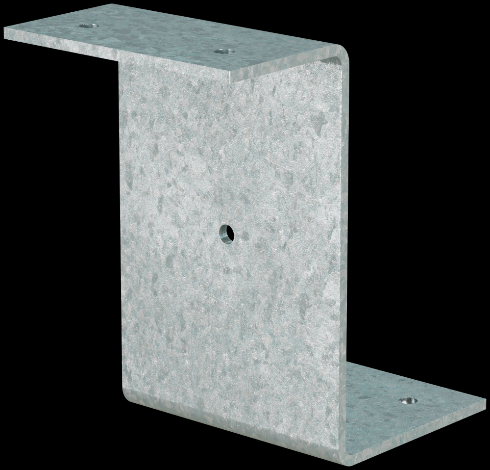 2-1/2 in. x 3-1/2 in. 12-Gauge Galvanized Z Clip