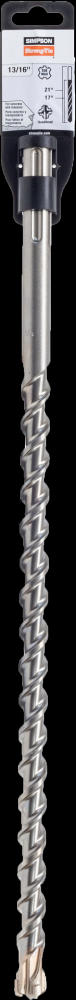 13/16 in. x 21 in. SDS-max® Shank Quad-Head Drill Bit