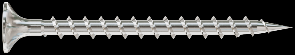 Fiber-Cement Screw - #8 x 2-1/4 in. #2 Square Wafer-Head, Type 316 (2000-Qty)