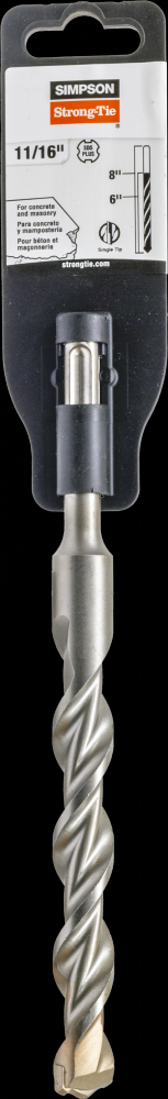11/16 in. x 8 in. SDS-plus® Shank Drill Bit