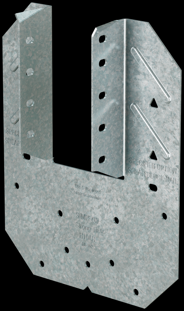 H10AR 18-Gauge Galvanized Hurricane Tie