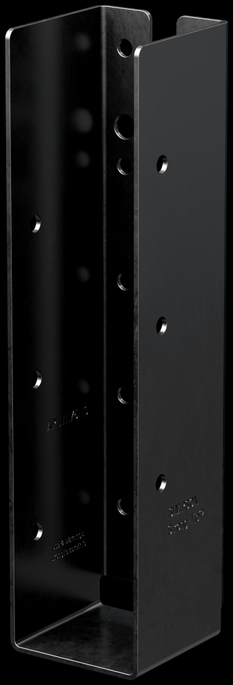 Outdoor Accents® ZMAX®, Black Lt. Joist Hanger for 1-3/4 x 10 Rough Cedar