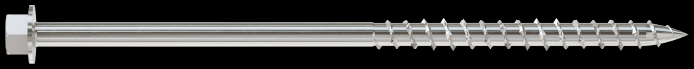 Strong-Drive® SDWH™ TIMBER-HEX SS Screw - 0.185 in. x 5 in. 5/16 Hex, Type 316 (100-Qty)