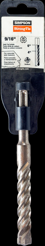 9/16 in. x 6 in. SDS-plus® Shank Solid-Tip Carbide Drill Bit