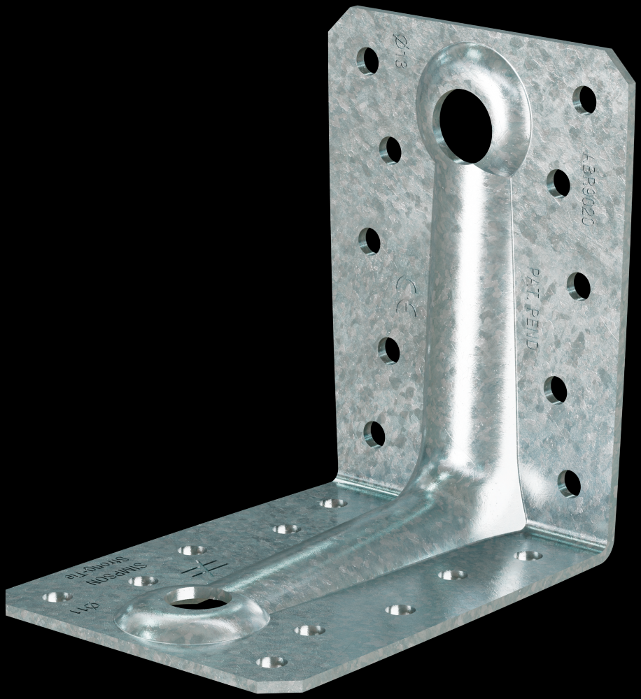 ABR 3-7/16 in. x 2-9/16 in. Angle Bracket for Cross-Laminated Timber