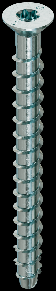 Titen HD® 3/8 in. x 5 in. Zinc-Plated Countersunk Head Heavy-Duty Screw Anchor (50-Qty)