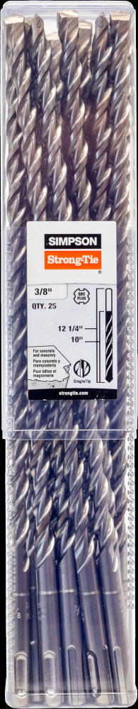 3/8 in. x 12-1/4 in. SDS-plus® Shank Drill Bit (25-Qty)