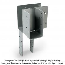Simpson Strong-Tie ECCLRQ464HDG - ECCLRQ HDG L-Shape End Column Cap for 4x Beams, 6x Post w/ SDS Screws, Skewed Right