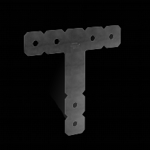 Simpson Strong-Tie OHT - OHT 12 in. x 12 in. Black Powder-Coated Ornamental Heavy T Strap