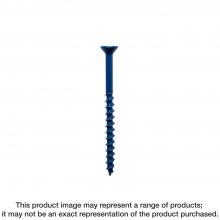 Simpson Strong-Tie TNT18134TFR200 - Titen Turbo™ - 3/16 in. x 1-3/4 in. 6-Lobe Flat-Head Concrete and Masonry Screw, Blue (200-Qty)