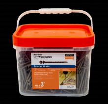 Simpson Strong-Tie DSVT3R770 - Deck-Drive™ DSV WOOD Screw - #10 x 3 in. T25, Flat Head, Quik Guard®, Tan (770-Qty)