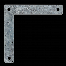 Simpson Strong-Tie 1212L-R - 12 in. x 12 in. 14-Gauge Galvanized L Strap