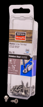 Simpson Strong-Tie T06J050FX-RP25 - Marine Screw, Flat Head - #6 x 1/2 in. #2 Phillips Drive, Type 316 (25-Qty)