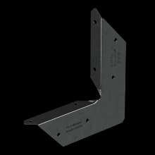 Simpson Strong-Tie APRTA12 - Outdoor Accents® ZMAX®, Black Powder-Coated Rigid Tie® Angle for 1x2 Joist/Post
