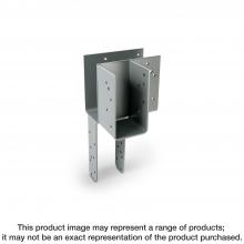 Simpson Strong-Tie ECCLQM3.62G-KT - ECCLQM™ 3-5/8 in. L-Shape End Column Cap for Masonry w/ SDS Screws