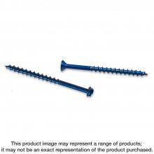 Simpson Strong-Tie TNT25134TF - Titen Turbo™ - 1/4 in. x 1-3/4 in. 6-Lobe Flat-Head Concrete and Masonry Screw, Blue (100-Qty)