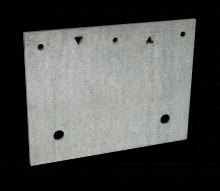 Simpson Strong-Tie FRFP - FRFP™ 7 in. x 9 in. Retrofit Foundation Plate