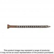 Simpson Strong-Tie T07300WJI - Deck-Drive™ DWP WOOD SS Screw - #7 x 3 in. T-15, Trim Head, Type 316, Tan 03 (350-Qty)