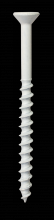 Simpson Strong-Tie TNTW18234TFC8 - Titen Turbo™ - 3/16 in. x 2-3/4 in. 6-Lobe Flat-Head Concrete and Masonry Screw, White (8-Qty)