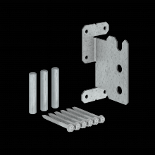 Simpson Strong-Tie CJT3ZS - CJTZ™ 12-Gauge ZMAX® Galvanized Concealed Joist Tie with (3) Short Pins