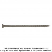 Simpson Strong-Tie DSVT4R5LB - Deck-Drive™ DSV WOOD Screw - #10 x 4 in. T-25, Flat Head, Quik Guard®, Tan (5 lb.)