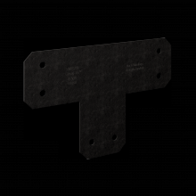Simpson Strong-Tie APVT6 - Outdoor Accents® Avant Collection™ ZMAX®, Black Powder-Coated T Strap for 6x6