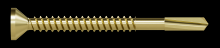 Simpson Strong-Tie PPHD11516B-4K - Strong-Drive® PPHD SHEATHING-TO-CFS Screw — #8 x 1-15/16 in. T25, Yellow Zinc (4000-Qty)