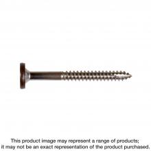 Simpson Strong-Tie T08175FS75WH01 - Fascia Board Screw - #8 x 1-3/4 in. T-20 6-Lobe Pancake Head Type 316, White 01 (75-Qty)