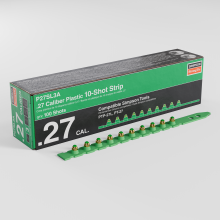 Simpson Strong-Tie P27SL3A - P27SL 0.27-Caliber Plastic, 10-Shot Strip Load, Green (100-Qty)