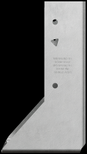Simpson Strong-Tie HUC46SS - HUC Stainless-Steel Face-Mount Concealed-Flange Joist Hanger for 4x6