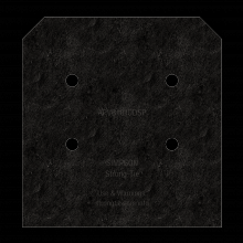 Simpson Strong-Tie APVB1010DSP - Outdoor Accents® Avant Collection™ ZMAX®, Black Post Base Side Plate for 10x (Qty-2)