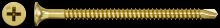 Simpson Strong-Tie DWFSD238PS - DWFSD Drywall-to-CFS Screw (Collated) - #8 x 2-3/8 in. #2 Phillips, Yellow Zinc (1500-Qty)