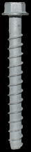 Simpson Strong-Tie THD37400HMG - Titen HD® 3/8 in. x 4 in. Mechanically Galvanized Heavy-Duty Screw Anchor (50-Qty)