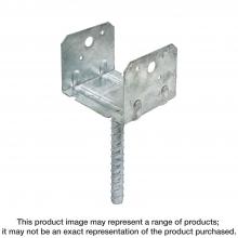 Simpson Strong-Tie RCPS8HDG - RCPS Hot-Dip Galvanized Rebar Carport Saddle for 8x8 Rough