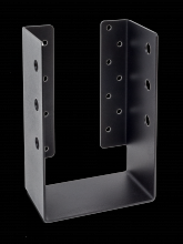 Simpson Strong-Tie APHH610R - Outdoor Accents® ZMAX®, Black Heavy Joist Hanger for 6x10 Rough