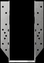 Simpson Strong-Tie HU410SS - HU Stainless-Steel Face-Mount Joist Hanger for 4x10