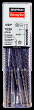 Simpson Strong-Tie MDPL01507H-R25 - 5/32 in. x 7 in. SDS-plus® Titen® Screw Drill Bit/Driver (25-Qty)