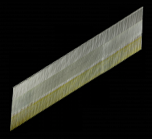 Simpson Strong-Tie S15N250SFN - Tape Collation, DA-Style Angle, 15-Gauge Finishing Nail - 2-1/2 in. Type 304 (4000-Qty)