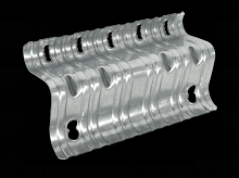 Simpson Strong-Tie URFP-SDS3 - URFP™ 10-5/8 in. x 6-1/4 in. Universal Retro Foundation Plate with Screws