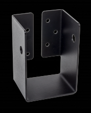 Simpson Strong-Tie APHH46R - Outdoor Accents® ZMAX®, Black Heavy Joist Hanger for 4x6 Rough