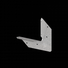 Simpson Strong-Tie RTA12Z - RTA 18-Gauge ZMAX® Galvanized Rigid Tie® Angle for 1x2 Joist/Post