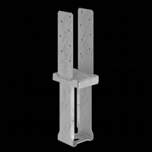 Simpson Strong-Tie CBSQ46-SDS2HDG - CBSQ Hot-Dip Galvanized Standoff Column Base for 4x6 with SDS Screws