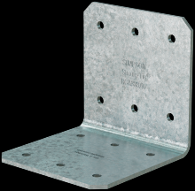 Simpson Strong-Tie RCA333/97-R60 - RCA 3 in. x 3 in. x 3 in. 12-Gauge Galvanized Rigid Connector Angle (60-Qty)