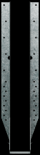 Simpson Strong-Tie MIU2.56/20 - MIU Galvanized Face-Mount Joist Hanger for 2-1/2 in. x 20 in. Engineered Wood