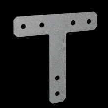 Simpson Strong-Tie 1212HTHDG - HT 12 in. x 12 in. 7-Gauge Hot-Dip Galvanized Heavy T Strap
